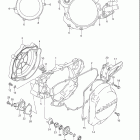 RM125 Crankcase cover-water pump