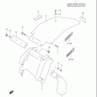DR Z250 Заднее крыло