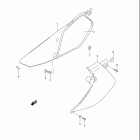 DR Z250 Обтекатель рамы