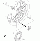 DR Z250 Переднее колесо