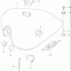 GZ250 Топливный бак (model k7)