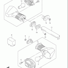 SV650,S,A Повторители поворотов (sv650k3 / k4 / k5 / k6 / k7 / ak7...