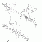 RM125 Exhaust valve (model k1 / k2)