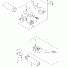 VL800 Boulevard C50 Handle lever (model k7 / k8)
