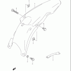 RM250,Z Rear fender (model k1)