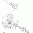 SV650,S,A Заднее колесо