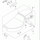 VS1400GLP Boulevard S83 Seat (model k5 / k6 / k7)