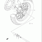 VL800 Boulevard C50 Front wheel (vl800k6 / tk6 / k7 / tk7 / k8 / tk8)