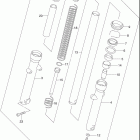 GZ250 Передняя вилка