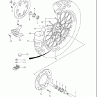 RM250,Z Rear wheel (rm250k6)