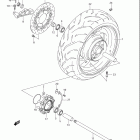 VZR1800 Boulevard M109R Заднее колесо