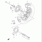 RM85,L Rear wheel (rm85k5 / k6)
