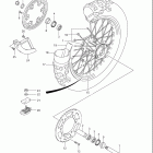 RM125 Rear wheel (model k3)