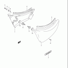 VS800 Boulevard S50 Обтекатель рамы