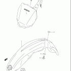 RM125 Front fender (model k4 / k5 / k6)
