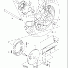 VL800 Boulevard C50 Rear wheel (vl800k6 / tk6 / k7 / tk7 / k8 / tk8)