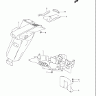 SV650,S,A Заднее крыло (модель K3)