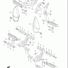 GSX600F KATANA Подножки