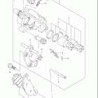 VL800 Boulevard C50 Передний суппорт тормозной