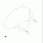 GSX1300R,Z Hayabusa Front fender (model k5 / k6)