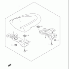 GSX-R600 Seat tail box