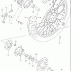 GZ250 Заднее колесо