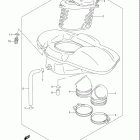VL1500,T  Boulevard C90 Воздухозаборник
