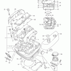 VS1400GLP Boulevard S83 Головка цилиндров (передняя)