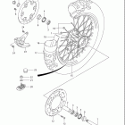 RM250,Z Rear wheel (rm250zk6)