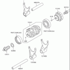 RM-Z250 Gear change drum / shift fork