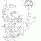 VL800 Boulevard C50 Задняя головка цилиндров