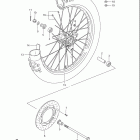 RM85,L Front wheel (rm85lk3 / lk4)
