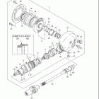 VS1400GLP Boulevard S83 Карданный вал