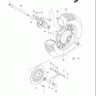 VS1400GLP Boulevard S83 Заднее колесо