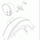 VL1500 Front fender (model k7)