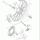 RM125 Front wheel (model k1 / k2 / k3 / k4)