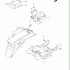 SV650,S,A Заднее крыло (с ABS)