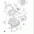LS650 Boulevard S40 Головка цилиндра