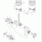 LS650 Boulevard S40 Коленвал