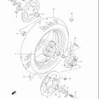 GSX750F KATANA Заднее колесо