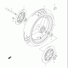 GSX600F KATANA Переднее колесо