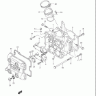 SV1000S Передняя головка цилиндров