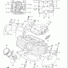 VL1500,T  Boulevard C90 Головка цилиндров (задняя)