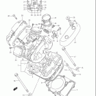 VS800 Boulevard S50 Головка цилиндров (передняя)