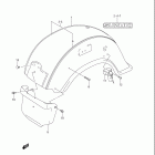 VL1500 Rear fender (model k7)