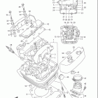VL1500,T  Boulevard C90 Головка цилиндров (передняя)
