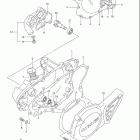 RM85,L Crankcase cover- water pump