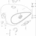GZ250 Топливный бак (модель K4)