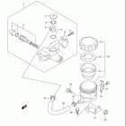 SV650,S,A Передний главный цилиндр тормоз (sv650sk3 / sk4 / sk5 / ...