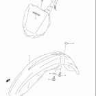 RM250,Z Front fender (model k1 / k2 / k3)